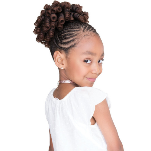 Lovely Kid Wand Curl D/S Drawstring Ponytail By Janet Collection