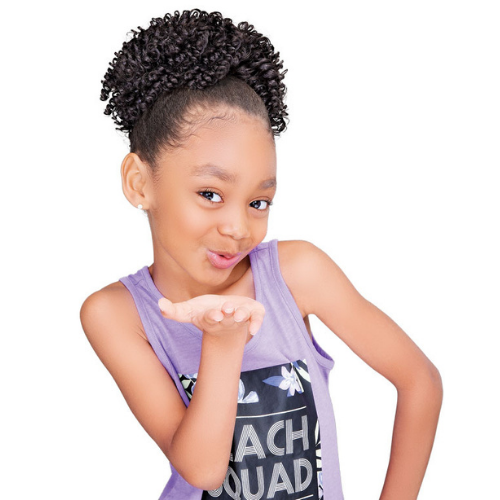 Lovely Kid Vine Curl D/S Ponytail Drawstring By Janet Collection