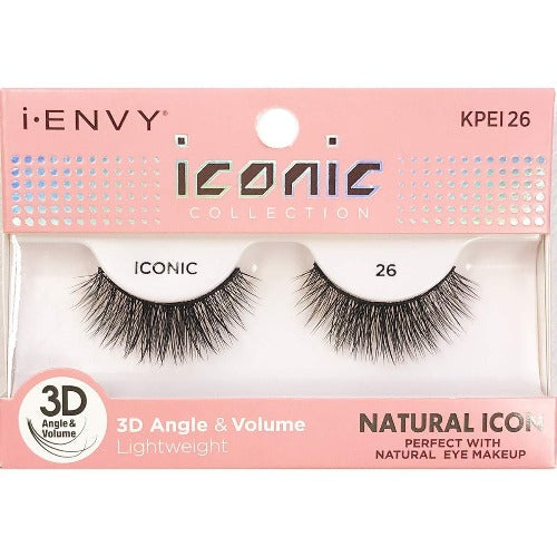 I Envy - KPEI26 - 3D Iconic Collection Natural 3D Lashes By Kiss - Waba Hair and Beauty Supply