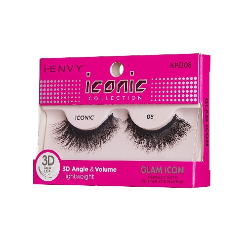 I Envy - KPEI08 - 3D Iconic Collection Glam 3D Lashes By Kiss - Waba Hair and Beauty Supply