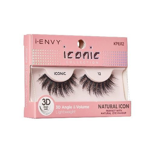 I Envy - KPEI12 - 3D Iconic Collection Natural 3D Lashes By Kiss - Waba Hair and Beauty Supply