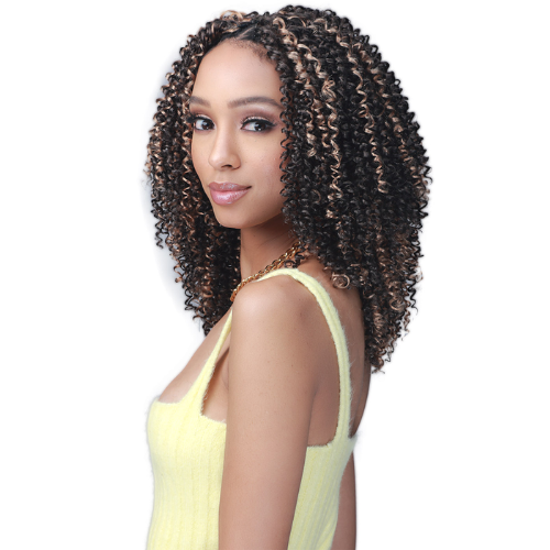 8" Brazilian Afro Coil Curl 2x Crochet Braiding Hair By Bobbi Boss