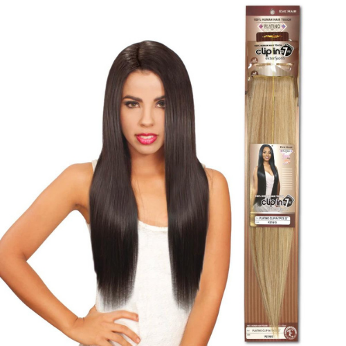 22" Platino Straight Clip-In Hair Extensions (7 Piece) By Eve Hair