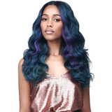Eleanor - MLF418 - Updo Revolution 13" x 2" Hand-Tied Deep Synthetic Lace Front Wig by Bobbi Boss