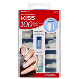 100 Tip Active Square Plain Nails - 100PS12 - by Kiss - Waba Hair and Beauty Supply
