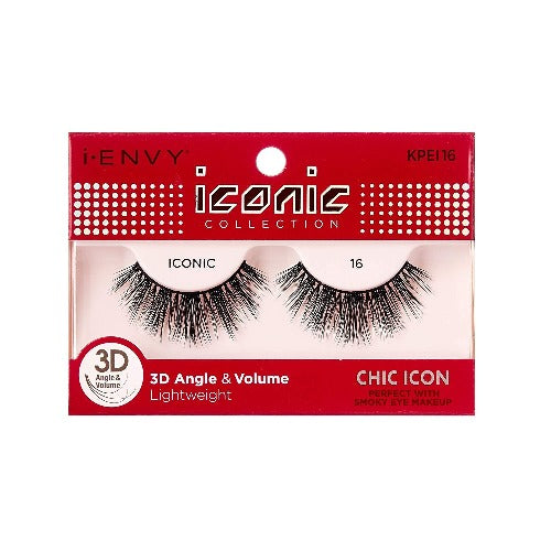 I Envy - KPEI16 - 3D Iconic Collection Chic 3D Lashes By Kiss - Waba Hair and Beauty Supply
