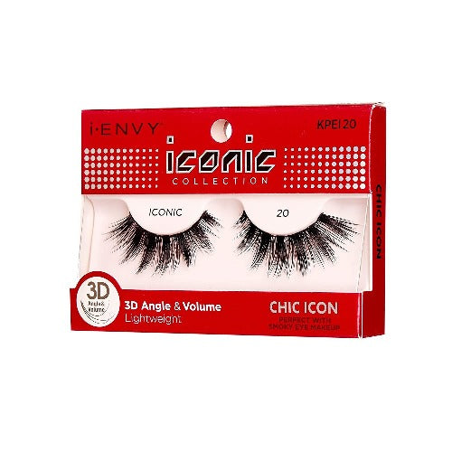 I Envy - KPEI20 - 3D Iconic Collection Chic 3D Lashes By Kiss - Waba Hair and Beauty Supply