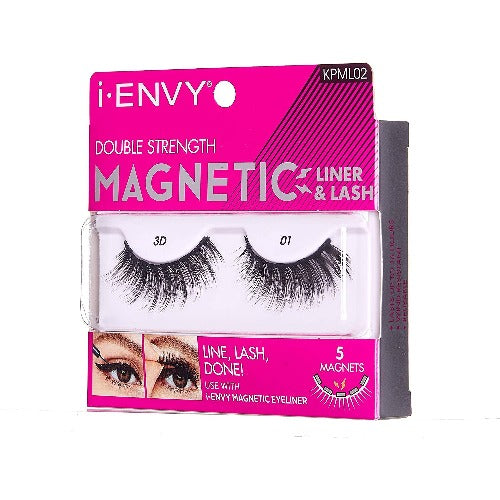 I Envy - KPML02 - Magnetic Eyelash Lashes By Kiss - Waba Hair and Beauty Supply
