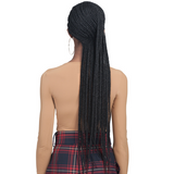 Simone MLF511 - 13"x7" Invisible Braids Insta-Braid Synthetic Lace Front Wig by Bobbi Boss