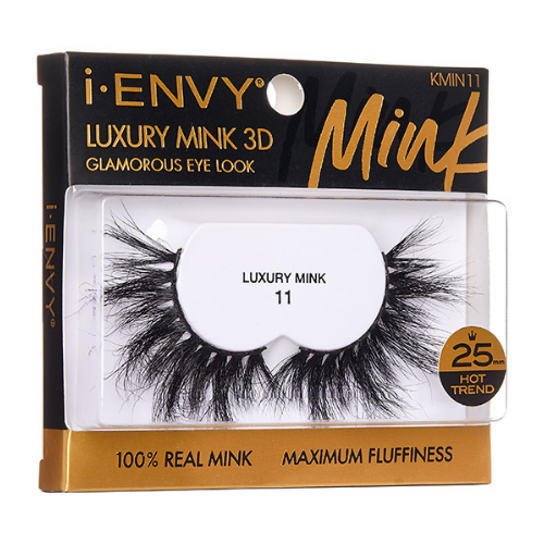 i•Envy - KMIN11 - Luxury Mink 3D Glamorous Eye Look Lashes By Kiss