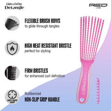 Glide and Define Detangle Brush 9 Rows by Red By Kiss