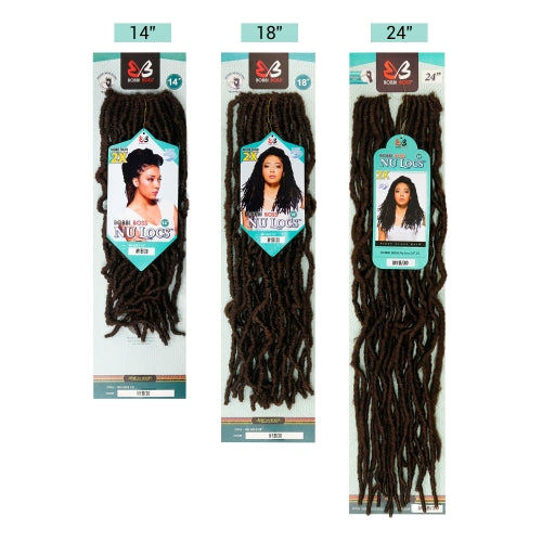 Nu Locs 24" 2X African Roots Synthetic Crochet Braid Hair By Bobbi Boss - Waba Hair and Beauty Supply