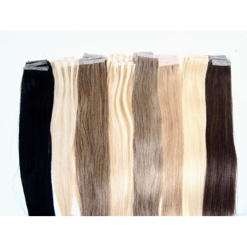 18" & 22" Skin Weft 1.5" Adhesive Tape In Extensions 100% Remy Human Hair By Bohyme - Waba Hair and Beauty Supply