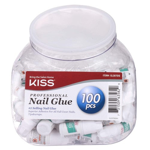 100 Piece Count of Maximum Speed Nail Glue - by Kiss