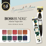 Boss Bundles - 14" & 18" 100% Human Natural Virgin Weave Hair By Bobbi Boss - Waba Hair and Beauty Supply