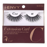 i•Envy - KLEC04 - C Curl Extension Curl Invisible Band Lashes By Kiss