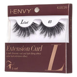 I Envy - KLEC09 - L Curl Extension Curl Invisible Band Lashes By Kiss - Waba Hair and Beauty Supply