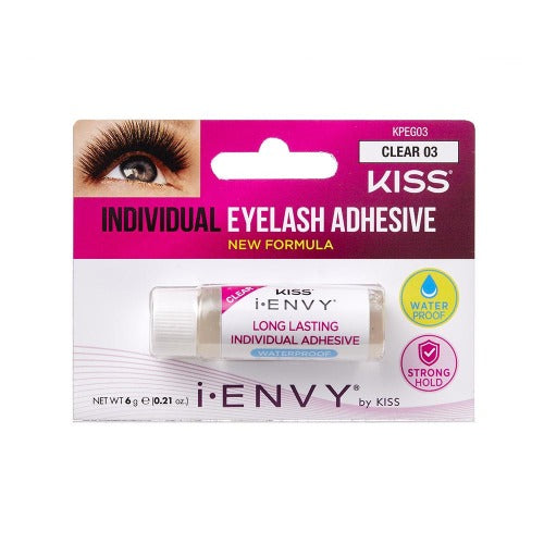 Individual Eyelash Adhesive - Clear - By Kiss - Waba Hair and Beauty Supply
