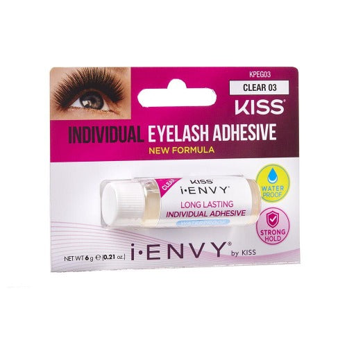 Individual Eyelash Adhesive - Clear - By Kiss - Waba Hair and Beauty Supply