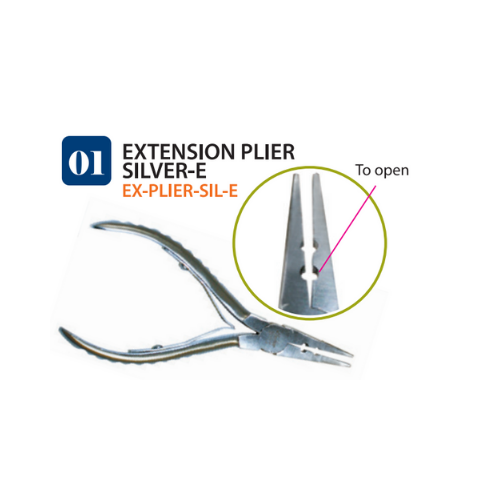 Ultra Premium Extension Pliers (Silver) by Eve Hair – Waba Hair