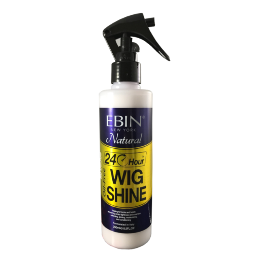 24 Hour Wig Shine Hair Spray By Ebin New York Natural 8.5 oz - Waba Hair and Beauty Supply