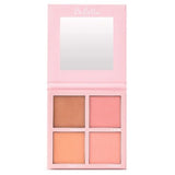 Medium Blushed Color Quad 4 Blush Palette by BeBella Cosmetics