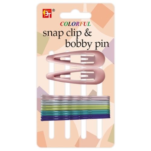 Snap Clip & Bobby Pin - Colorful by Beauty Town