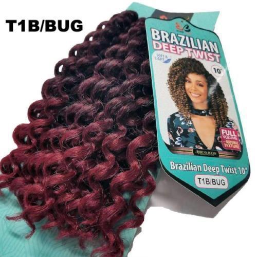 Brazilian Deep Twist 10" Crochet Braiding Hair by Bobbi Boss - Waba Hair and Beauty Supply