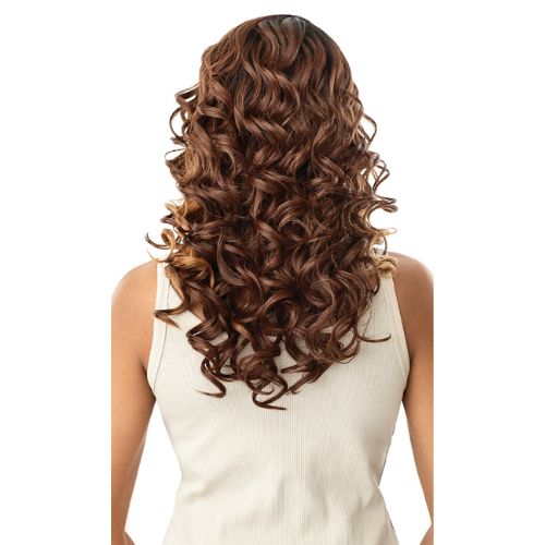 Emeralda Sleek Lay Part Synthetic Lace Front Wig by Outre
