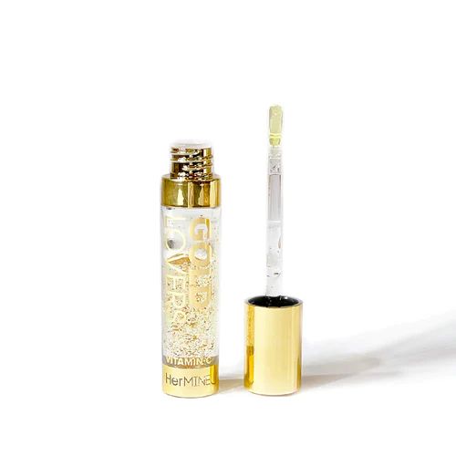 Gold Flaked Lip Gloss by Her Mine