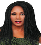 16" Natural Kinky Bulk Afro Curl 100% Unprocessed Human Braid Hair HKBK16-N by Vivica A. Fox - Waba Hair and Beauty Supply