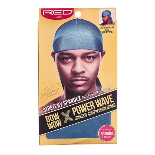 Power Wave Silky Spandex Durag - Red by Kiss