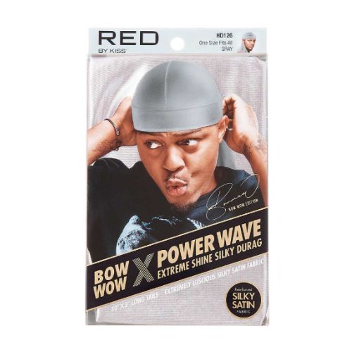 Bow Wow X Power Wave Extreme Shine Silky Durag - Red by Kiss