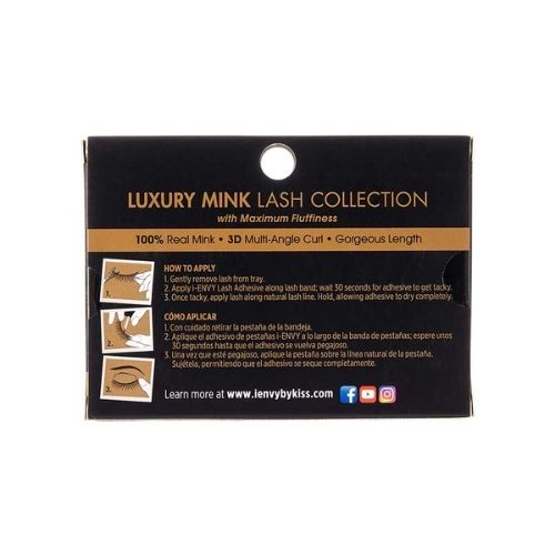 i•Envy - KMIN01 - Luxury Mink 3D Glamorous Eye Look Lashes By Kiss