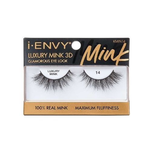 i•Envy - KMIN14 - Luxury Mink 3D Glamorous Eye Look Lashes By Kiss