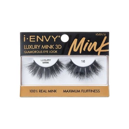 i•Envy - KMIN16 - Luxury Mink 3D Glamorous Eye Look Lashes By Kiss