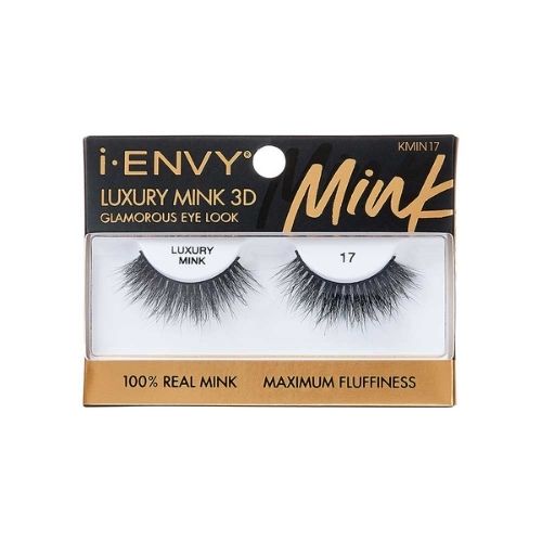 i•Envy - KMIN17 - Luxury Mink 3D Glamorous Eye Look Lashes By Kiss
