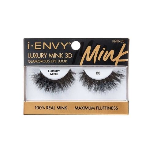 i•Envy - KMIN23 - Luxury Mink 3D Glamorous Eye Look Lashes By Kiss
