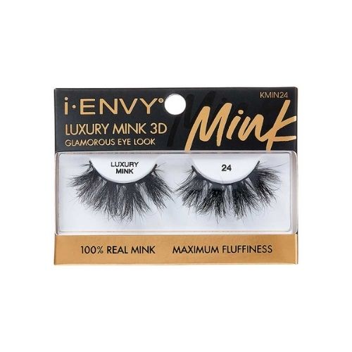 i•Envy - KMIN24 - Luxury Mink 3D Glamorous Eye Look Lashes By Kiss