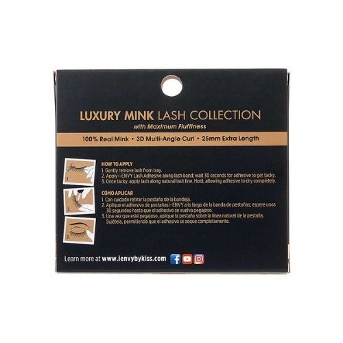 i•Envy - KMIN25 - Luxury Mink 3D Glamorous Eye Look Lashes By Kiss