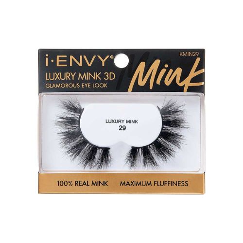 i•Envy - KMIN29 - Luxury Mink 3D Glamorous Eye Look Lashes By Kiss