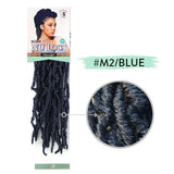 Nu Locs 18" African Roots Synthetic Crochet Braid Hair By Bobbi Boss - Waba Hair and Beauty Supply