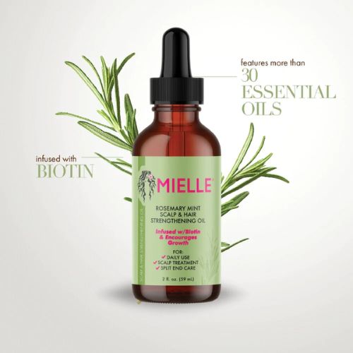 Rosemary Mint Scalp & Hair Strengthening Oil (2 oz) By Mielle Organics
