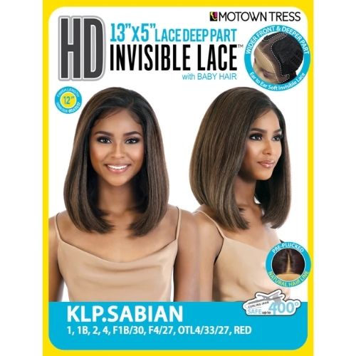 KLP.Sabian Synthetic Premium Lace Front Wig By Motown Tress