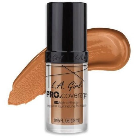 Pro. Coverage Hd Long Wear Illuminating Liquid Foundation By L.A. Girl - Waba Hair and Beauty Supply