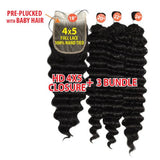 Scarlet Human Hair Blended Deep Wave Bundle by Eve Hair