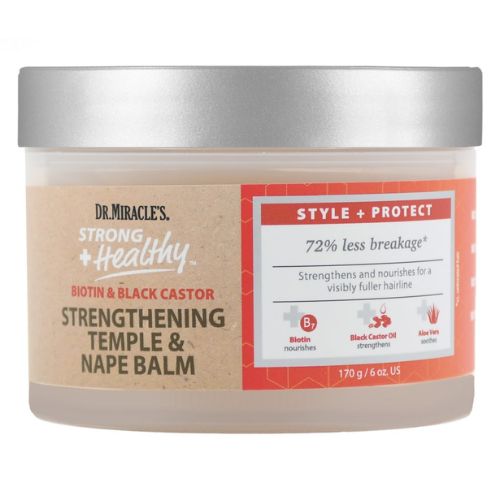 Strong + Healthy Strengthening Temple & Nape Balm (6 oz) by Dr. Miracle