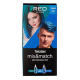 Tintation Mix & Match Hair Dye 2 Different Colors Kit Red by Kiss