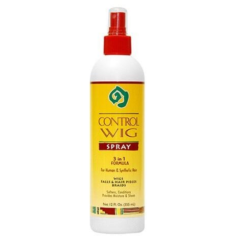 African Essence 3 In 1 Control Wig Spray for Human & Synthetic Hair - 12 oz - Waba Hair and Beauty Supply