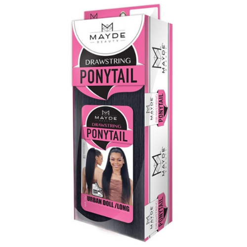 Urban Doll (Long) Synthetic Drawstring Ponytail By Mayde Beauty